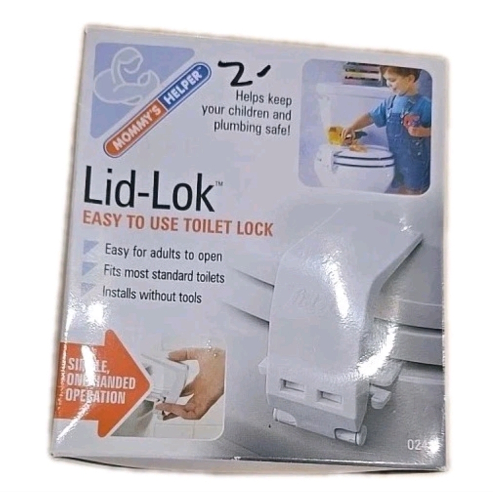 Mommy's Helper Toilet Lid Lok - Locks Seat to Lid to Keep Child Out 70338